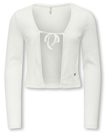 Kids Only - KOGNessa Life Tie Cardigan - Cloud Dancer